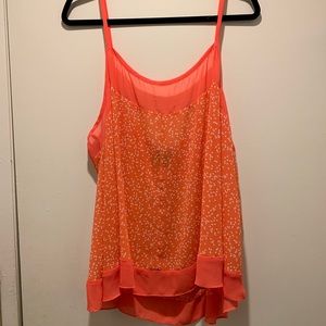 Torrid SZ 3 Chiffon Adjustable Tank